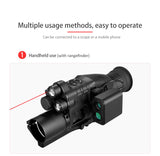 New!Top Quality! 24X Multifunction Double IR Digital Camera Sight Hide Crosshair Reticle Hunting Rangefinder Optional Night Vision Riflescope