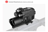 New!Top Quality! 24X Multifunction Double IR Digital Camera Sight Hide Crosshair Reticle Hunting Rangefinder Optional Night Vision Riflescope