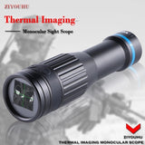 S1 Tiny Thermal Imaging Monocular Crosshair Hotspot Trail Optical Hunting Scope Infrared Night Vision Thermal Camera Telescope