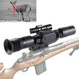 IR 4K Digital Night Vision Compact Hunting Scope Tactical Rifle Scope Etched Reticle Wide Lens Optical Sights Outdoor Hunting