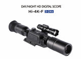 IR 4K Digital Night Vision Compact Hunting Scope Tactical Rifle Scope Etched Reticle Wide Lens Optical Sights Outdoor Hunting