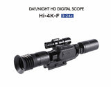 IR 4K Digital Night Vision Compact Hunting Scope Tactical Rifle Scope Etched Reticle Wide Lens Optical Sights Outdoor Hunting