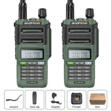 2PCS Walkie Talkies Waterproof Baofeng UV-9R PLUS 10W Portable CB Ham Radio Transceiver VHF UHF  2 Way Radio uv9r plus Hunt 10KM