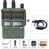 2PCS Walkie Talkies Waterproof Baofeng UV-9R PLUS 10W Portable CB Ham Radio Transceiver VHF UHF  2 Way Radio uv9r plus Hunt 10KM