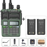 2PCS Walkie Talkies Waterproof Baofeng UV-9R PLUS 10W Portable CB Ham Radio Transceiver VHF UHF  2 Way Radio uv9r plus Hunt 10KM