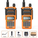 2PCS Walkie Talkies Waterproof Baofeng UV-9R PLUS 10W Portable CB Ham Radio Transceiver VHF UHF  2 Way Radio uv9r plus Hunt 10KM