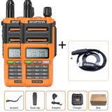 2PCS Walkie Talkies Waterproof Baofeng UV-9R PLUS 10W Portable CB Ham Radio Transceiver VHF UHF  2 Way Radio uv9r plus Hunt 10KM