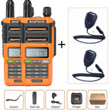 2PCS Walkie Talkies Waterproof Baofeng UV-9R PLUS 10W Portable CB Ham Radio Transceiver VHF UHF  2 Way Radio uv9r plus Hunt 10KM