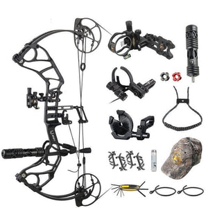 Archery Daibow Vigor High Speed Hunting Compound Bow Package USA Gordon Composites Limb BCY String