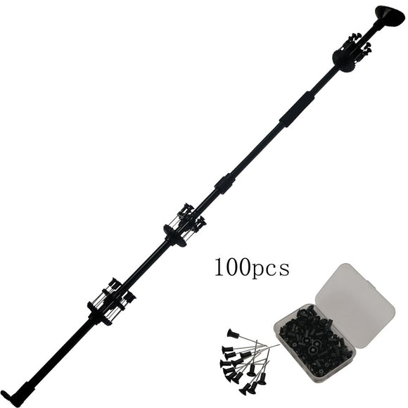 32”Camouflage/Black All- Aluminum Blowgun with .40 Caliber and comes with 100pcs blowgun steel needle darts