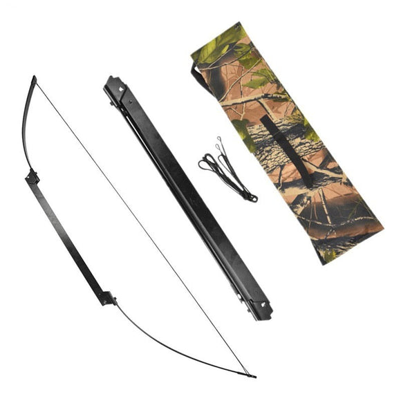 30/35/40lbs Folding Bow Aluminum alloy Portable Hunting longbow for Bow and arrows for adults Archery Shooting