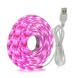 Full Spectrum Grow Light 5V USB LED Strip 0.5m 1m 2m Hand Sweep Sensor / Touch Switch Growing LED Tape Light.