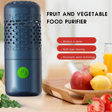 New Design! Portable Wirelss Fruit Vegetable Washing 4400mAh Disinfection Cleaner Remove Pesticide Dirt Sterilization Food Purifier