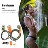 High Quality Portable USB Charge Car Washer Shower Pump Set Outdoor Camp Hiking Bathing