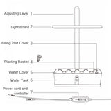 3rd Gen Upgraded Hydroponics Growing System Automatic Indoor Herb Garden Starter Kit With LED Grow Light Smart Garden Planter For Home Kitchen