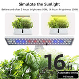 3rd Gen Upgraded Hydroponics Growing System Automatic Indoor Herb Garden Starter Kit With LED Grow Light Smart Garden Planter For Home Kitchen