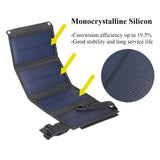 5V 80W Camo Foldable USB Solar Panel Outdoor Folding Waterproof Solar Panels Charger Mobile Power Bank Camping Hiking Phone Charger