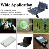 5V 80W Camo Foldable USB Solar Panel Outdoor Folding Waterproof Solar Panels Charger Mobile Power Bank Camping Hiking Phone Charger