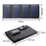 5V 80W Camo Foldable USB Solar Panel Outdoor Folding Waterproof Solar Panels Charger Mobile Power Bank Camping Hiking Phone Charger