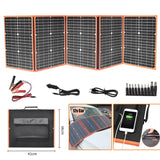 150W 12V Foldable Solar Panel Kit Portable Solar Battery Phone Charger Photovoltaic 5V USB for Power Bank Car Boat Tablet Camper