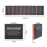 150W 12V Foldable Solar Panel Kit Portable Solar Battery Phone Charger Photovoltaic 5V USB for Power Bank Car Boat Tablet Camper