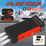 High Quality Car Jump Starter 2000A 24000mAh 12V Portable Power Bank Emergency Power Supply Bank Battery Car Battery Booster Kit