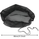 Outdoor Mesh Cover Netting for Rain Barrels PE Water Collection Buckets Tank Rain Harvesting Tool Protector Garden Acces