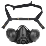 Tactical Respirator Mask Half Face Protective Gas Mask Adjustable Strap for Military Paintball Airsoft Hunting CS Shooting Mask