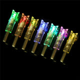 3/6/12pcs Automatically Lighted Nock Bow String Activated Lighted Crossbow Bolts Nock Led Arrow Tail for ID7.6mm Arrow