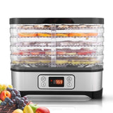 Professional High Quality Food Dehydrator Machine  Electric Multi-Tier Food Preserver for Meat or Beef Fruit Vegetable Dryer  12.6 x 9.8 x 7.9