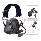 High Quality Full Set EARMOR New Headband M32 MOD3 Headset & M51 PTT& ARC Rail Adapter Sets for Shooting Noise Clearance Aviation Communication