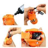 Orange Tactical Flash Bang Compatible with 11.1v Battery LED Stun Grenade for CS Training Outdoor Peronal Defense