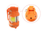 Orange Tactical Flash Bang Compatible with 11.1v Battery LED Stun Grenade for CS Training Outdoor Peronal Defense