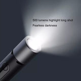 EDC Travel Anti-Peeping Flashlight Strong Light Flashlight Sound Light Alarm Infrared Scan Camera Detector