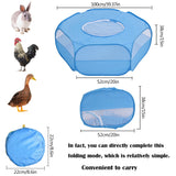 Ultra Light big Pet Playpen Small Animals Tent Rabbit Cage Chicken Coop With Top Cover Exercise Yard Fence For Dog Cat Rabbits Hamster Portable