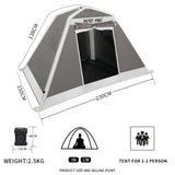 2022 New! Innovative Inflatable Tent 2-3 Persons Camping Tents Pop-up Backpacking Outdoor Mosquito Net Wigwam Protection Tent Sun Shade Awning