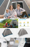 2022 New! Innovative Inflatable Tent 2-3 Persons Camping Tents Pop-up Backpacking Outdoor Mosquito Net Wigwam Protection Tent Sun Shade Awning