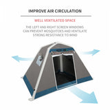 2022 New! Innovative Inflatable Tent 2-3 Persons Camping Tents Pop-up Backpacking Outdoor Mosquito Net Wigwam Protection Tent Sun Shade Awning