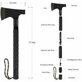 High Quality Multifunctional Folding Tactical Axe & Shovel Survival Kit Shovel Ax Set Tactical Hatchet Spade Tomahawk Portable Outdoor Camping Garden Tools