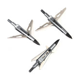 6/12pcs bow and arrow hunting broadheads 100grain 2 blade Hot arrowhead tip