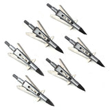 6/12pcs bow and arrow hunting broadheads 100grain 2 blade Hot arrowhead tip