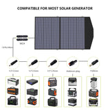 High Quality Foldable Solar Panel High Efficience Travel & Phone & Boat Portable 18V 60W 100W 120W 200W Solar Panel Kit