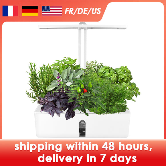 Adjustable LED With Kit For Garden Planter Kitchen Smart Herb Grow Germination System Indoor Growing Hydroponics Growing System