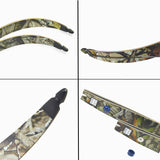 Camo Hunting 64 Inches Traditional ILF Recurve Bow For Archery Outdoor Sport Hunting Practice Whole Kits