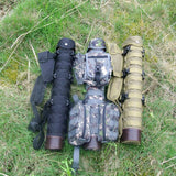 Awesome Tactical Nylon Arrow Quiver Set with Molle System Bag for Recurve/Compound bow Archery Hunting Shooting