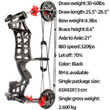 2022 New Compact Design! 1 Set Hunting Compound Bow And Arrow Falcon Steel Ball Bow And Arrow Dual Purpose Composite Pulley Bow And Arrow