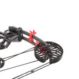 2022 New Compact Design! 1 Set Hunting Compound Bow And Arrow Falcon Steel Ball Bow And Arrow Dual Purpose Composite Pulley Bow And Arrow