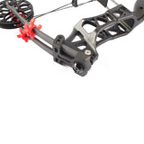 2022 New Compact Design! 1 Set Hunting Compound Bow And Arrow Falcon Steel Ball Bow And Arrow Dual Purpose Composite Pulley Bow And Arrow