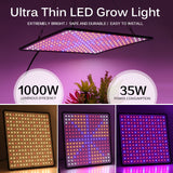 Ultra Thin 2500W LED Grow Light Full Spectrum Phyto Lamp AC85-240V EU US Plug For Greenhouses Indoor Led Plant Lamp For Hydroponic