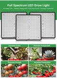 Ultra Thin 2500W LED Grow Light Full Spectrum Phyto Lamp AC85-240V EU US Plug For Greenhouses Indoor Led Plant Lamp For Hydroponic